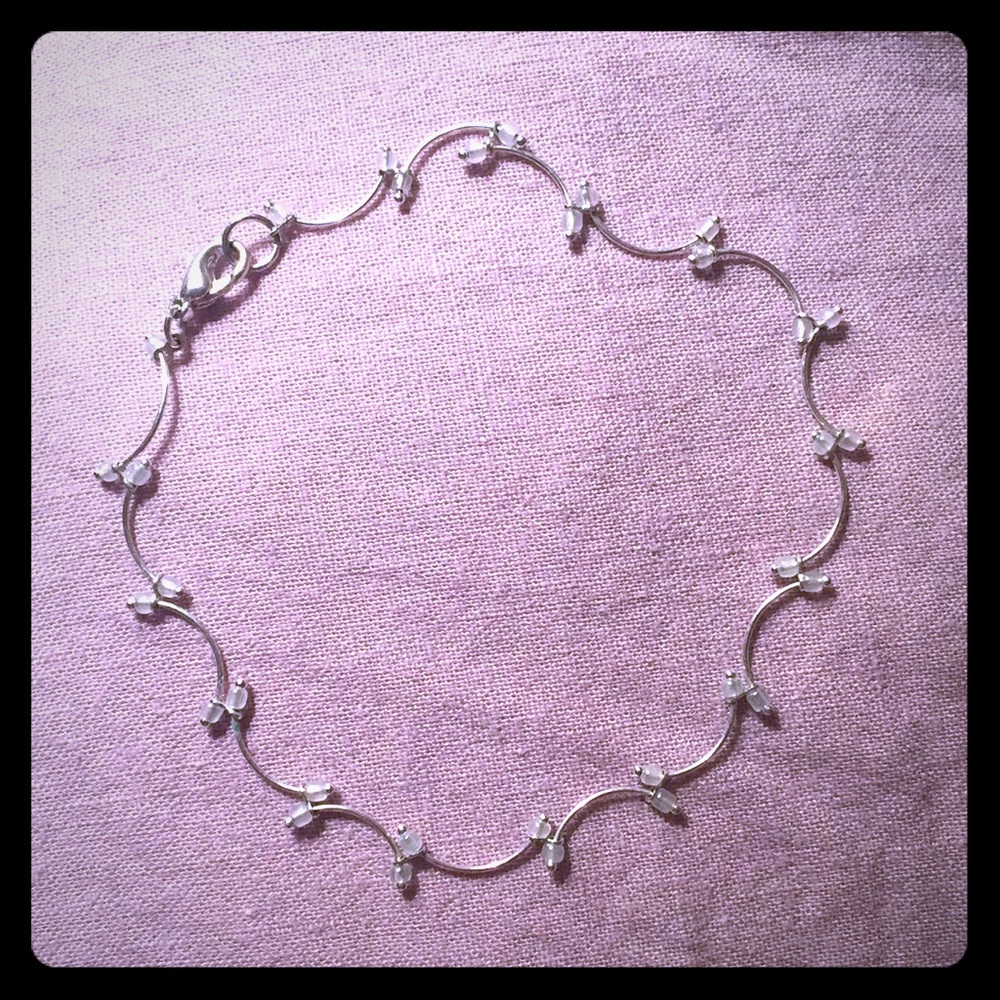 5 for 25!! Delicate silver bracelet anklet